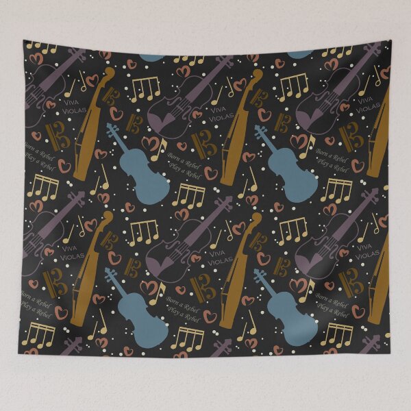 Item preview, Dark Rebel Viola Pattern designed and sold by Jabbledab.