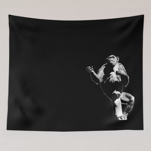 Item preview, Wherefore art thou? Chimpanzee Wildlife Art Print designed and sold by webdango.