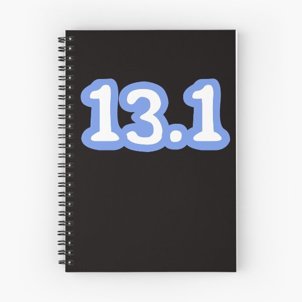 Item preview, iRun 13.1 Blue Sticker designed and sold by dcroffe.