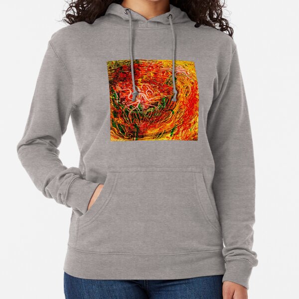 rising fluid energy abstraction art Lightweight Hoodie