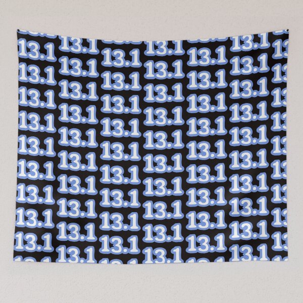 Item preview, iRun 13.1 Blue Sticker designed and sold by dcroffe.