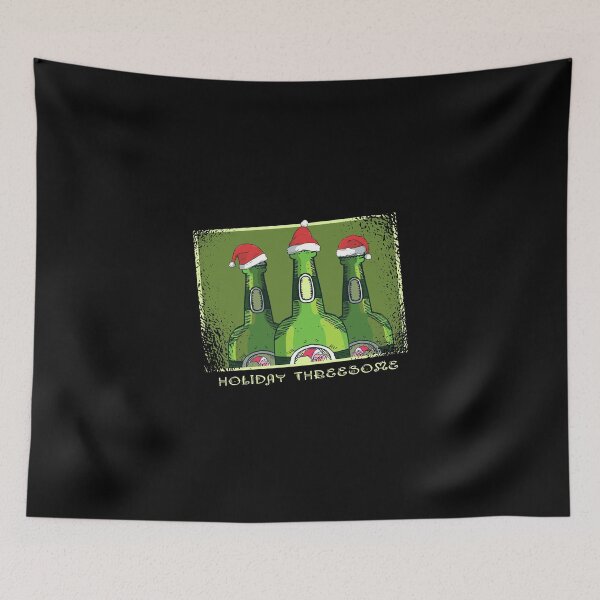 Item preview, Holiday Threesome Beer Bottles designed and sold by KoolMoDee.