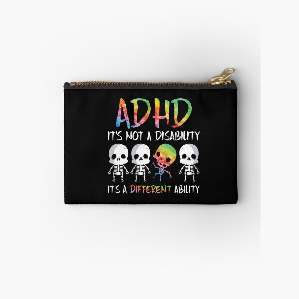 Item preview, ADHD It's Not Disability It's A Different Ability Skeleton designed and sold by Dressed For  Duty.