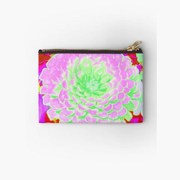 Item preview, Pretty Pink and Green Zinnia in the Summer Garden designed and sold by myrubiogarden.