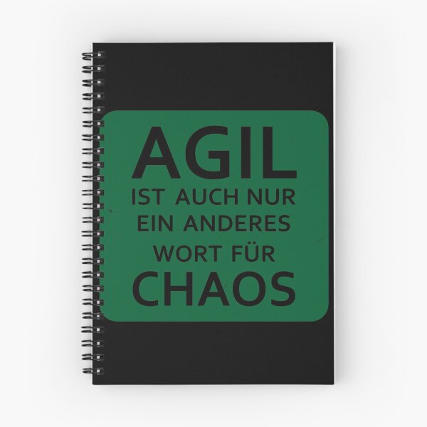 Item preview, Agile is just another word for chaos designed and sold by saechla.