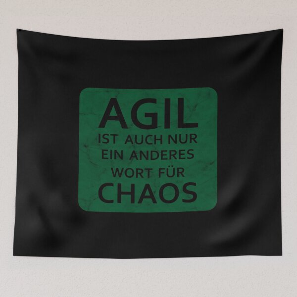 Item preview, Agile is just another word for chaos designed and sold by saechla.