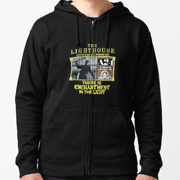 the lighthouse Zipped Hoodie