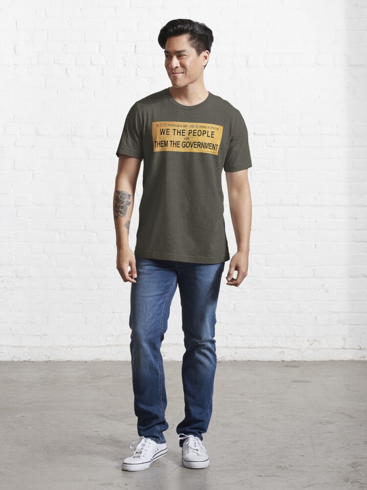 Alternate view of We or Them Essential T-Shirt