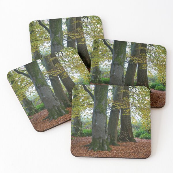 Item preview, Autumn Woodland Landscape With Fallen Leaves designed and sold by Harmony Of The Mind.