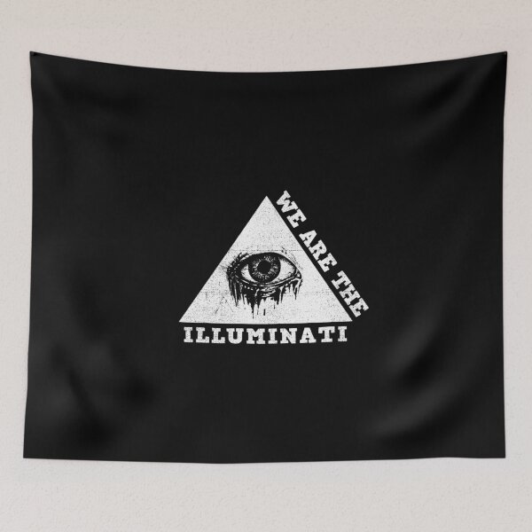 Item preview, We Are The Illuminati All Seeing Dripping Crying Eye of Providence designed and sold by KoolMoDee.