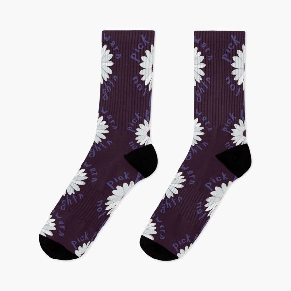 Item preview, Pick Flowers Not Fights in Purple designed and sold by sarahrinouye.
