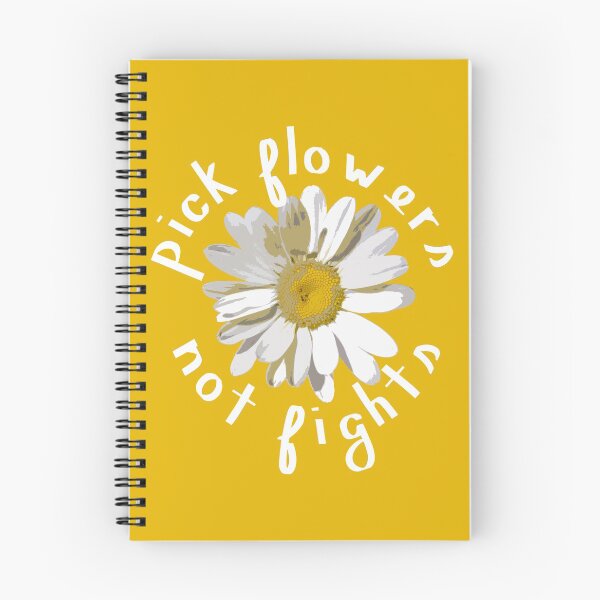 Item preview, Pick Flowers Not Fights in Yellow designed and sold by sarahrinouye.