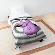 Courage the Cowardly Dog Spiraling Comforter