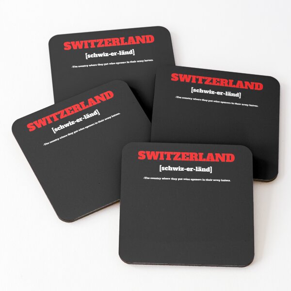 Item preview, Switzerland Definition Tourist Zurich Bern Basel funny designed and sold by Levin-Wirp.