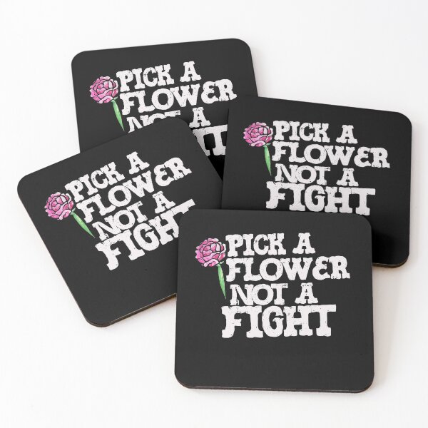 Item preview, Pick a flower not a fight designed and sold by FrictionMaxxing.