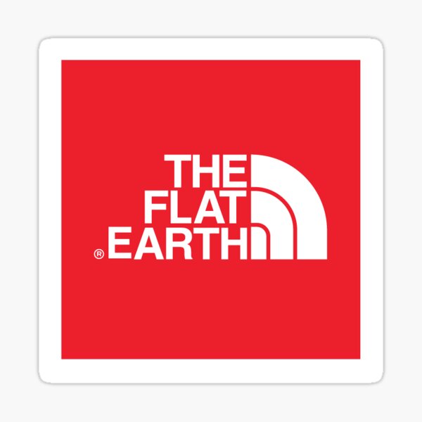 North Pole Parody Logo Sticker
