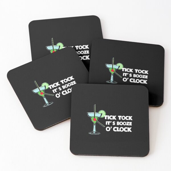 Item preview, Tick Tock It's Booze O'Clock designed and sold by KoolMoDee.