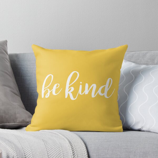 Item preview, Be Kind Yellow Kindness Quote designed and sold by blueskywhimsy.