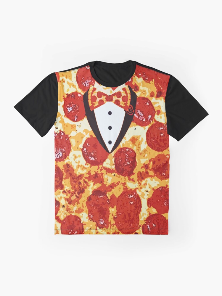 "Pepperoni Pizza Tuxedo" Tshirt for Sale by unclestich Redbubble