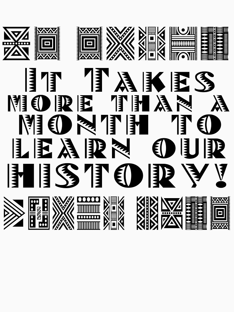 It takes more than a month to learn our history! by Recruitees