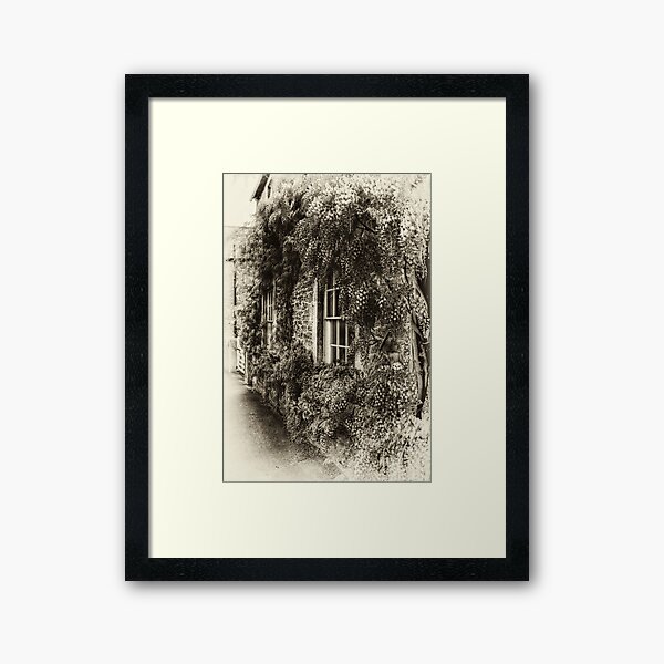 The Wisteria Window Framed Art Print
