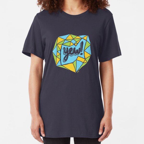 Yew! It's Australian for YEEEEEEEEEW! Slim Fit T-Shirt