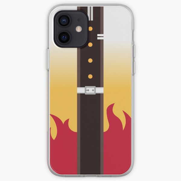 Kimetsu No Yaiba / Demon Slayer Kyojuro Rengoku Demon Slaying Corps Uniform Funda blanda para iPhone