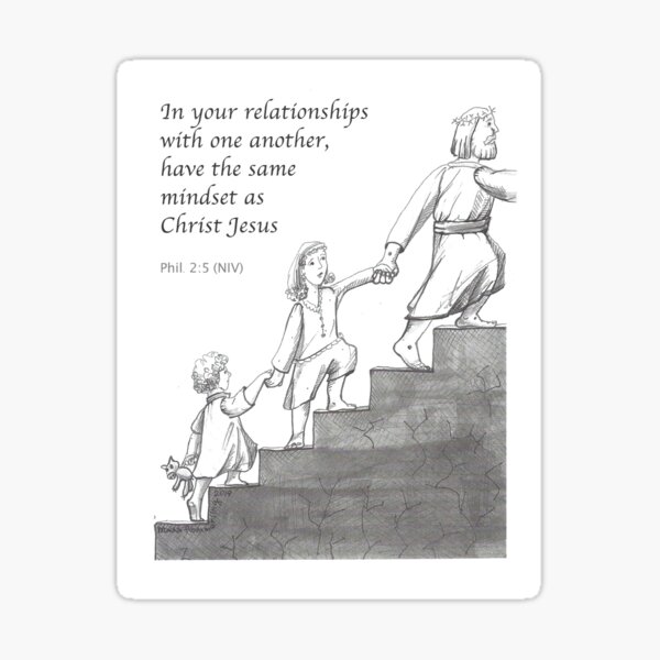 Artober Bible Challenge. Day 6. Phil. 2:5 Sticker