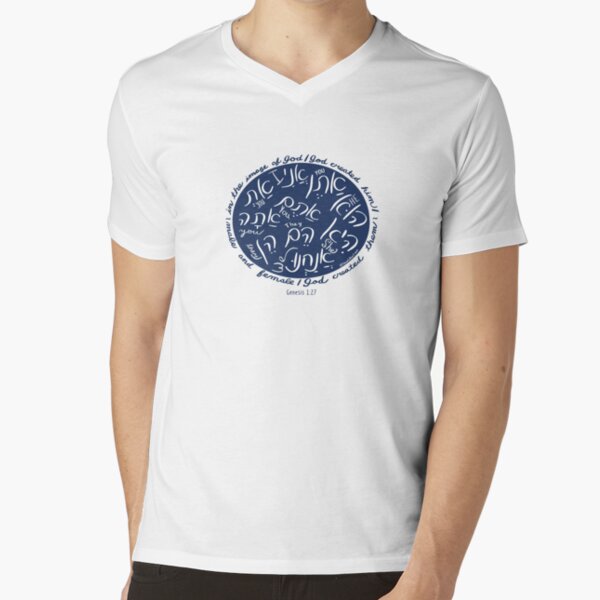 Genesis 1:27 V-Neck T-Shirt