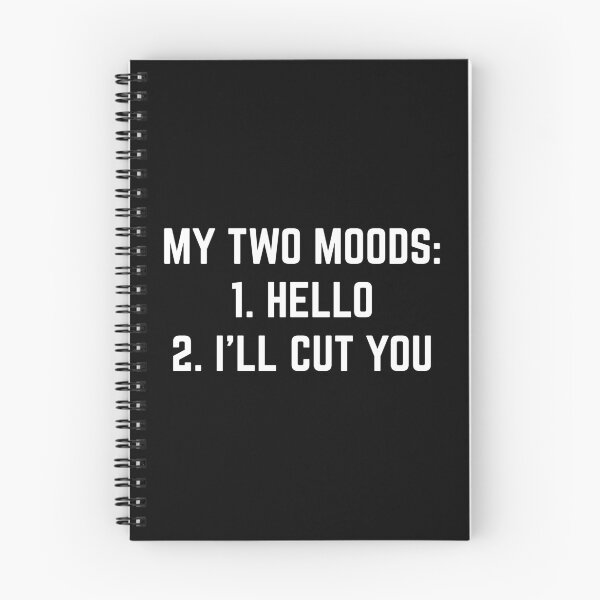 Item preview, Two Moods Funny Sarcasm Sarcastic Gift designed and sold by haselshirt.