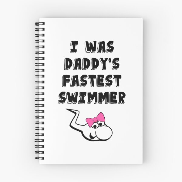 Item preview, I Was Daddy's Fastest Swimmer - Funny Newborn girl  Outfit Cute Baby Clothes designed and sold by T-shirt For You.