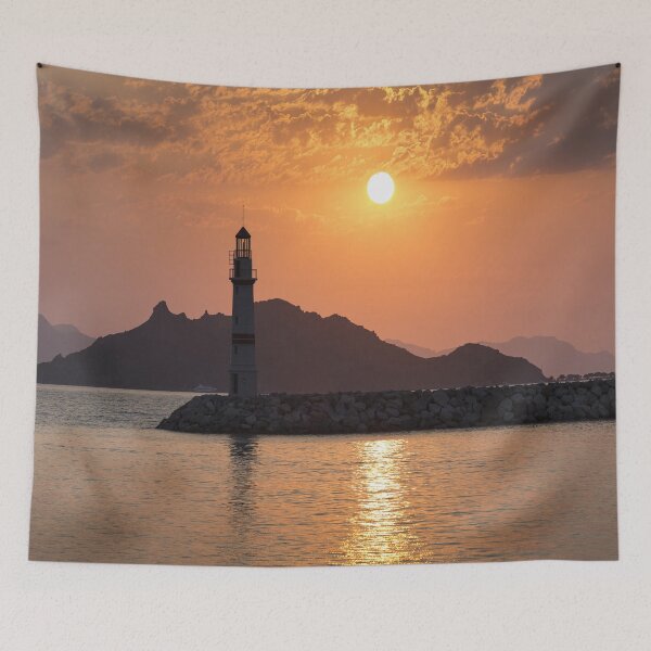Item preview, Lighthouse Sunset designed and sold by Londonimages.