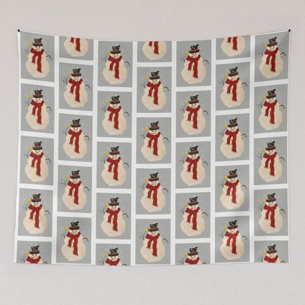 Item preview, Snowman with red scarf designed and sold by HappyGDuckyFarm.