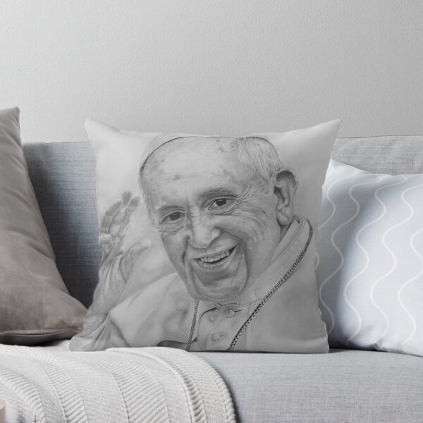 Item preview, Pope Francisco in graphite pencil designed and sold by Margarete Bom.