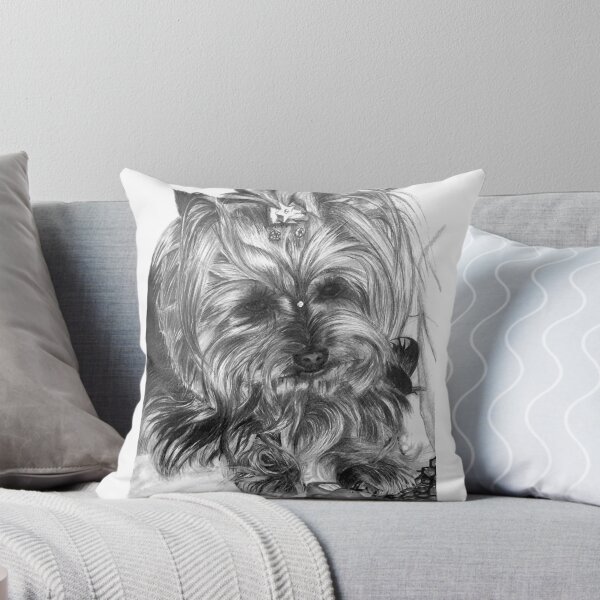 Item preview, Yorkshire dog in graphite pencil designed and sold by Margarete Bom.