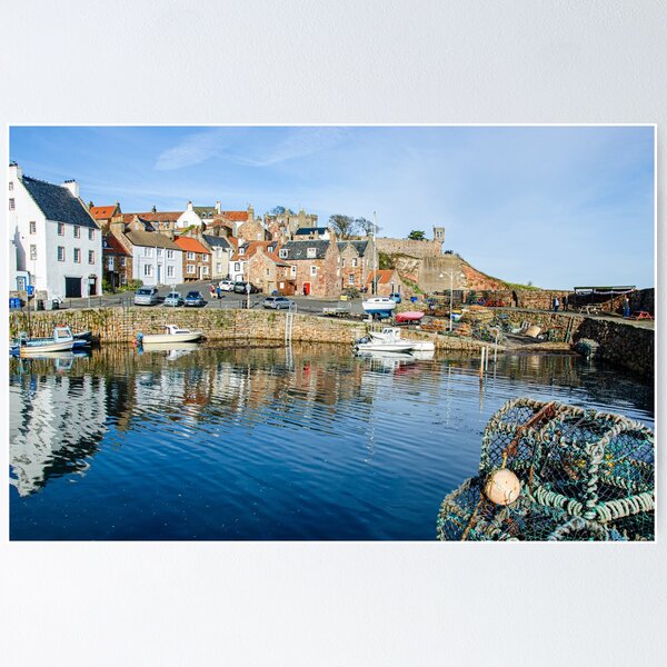 Item preview, Crail Harbour Morning designed and sold by GG WALL ART.