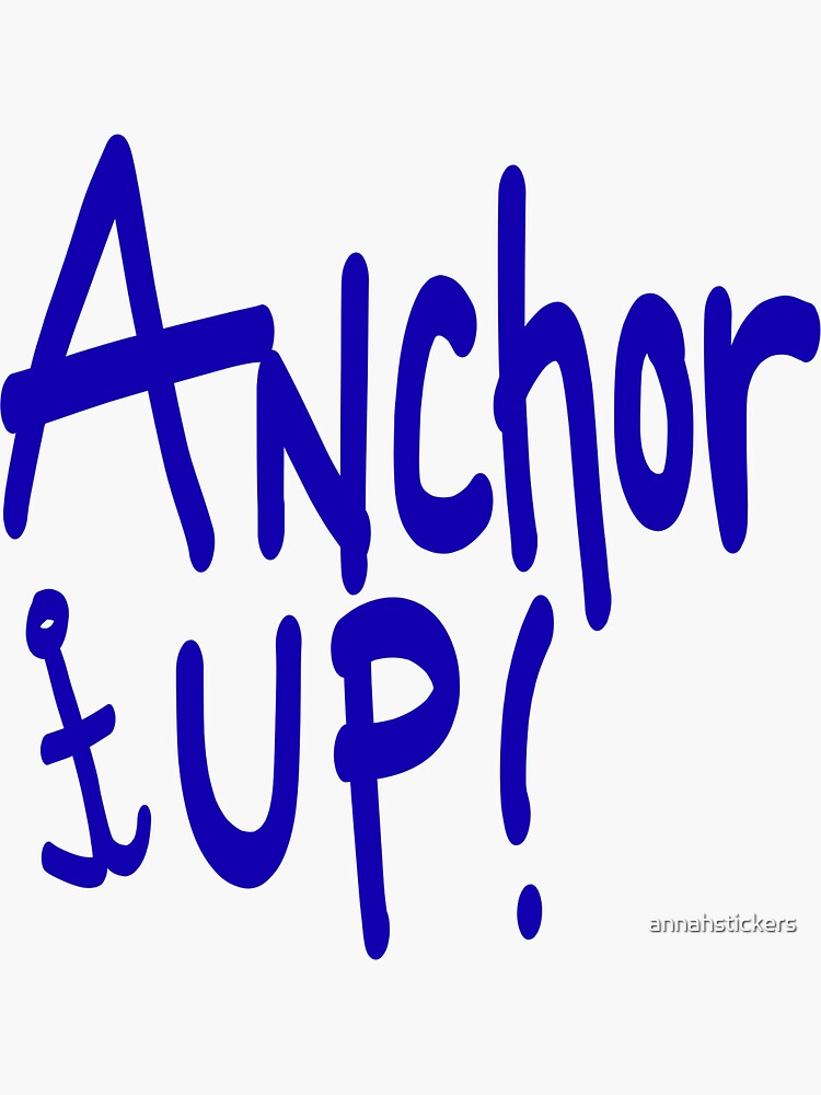 "Anchor UP GVSU" Sticker for Sale by annahstickers Redbubble