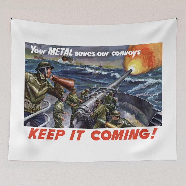 Item preview, Your Metal Saves Our Convoys -- WW2 designed and sold by warishellstore.