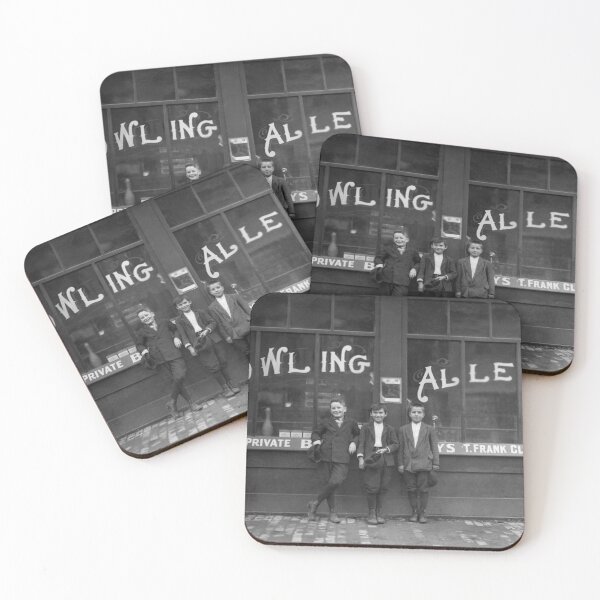 Item preview, Pin Boys Outside Bowling Alley - 1911 designed and sold by warishellstore.