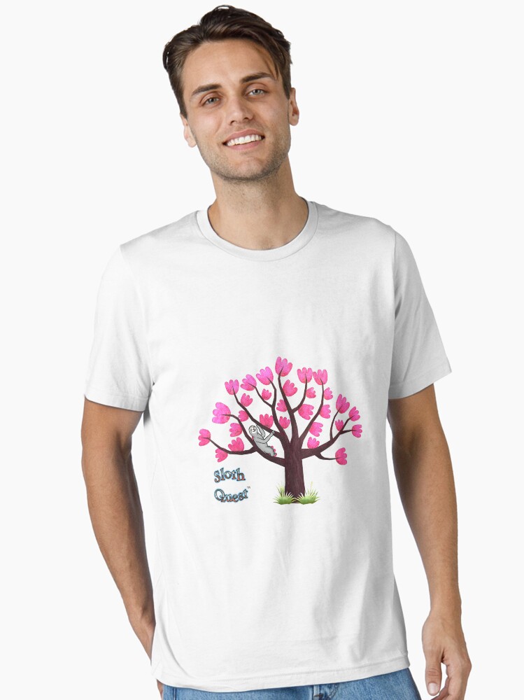 Thumbnail 1 of 7, Essential T-Shirt, Sloth at Home designed and sold by megasloth.