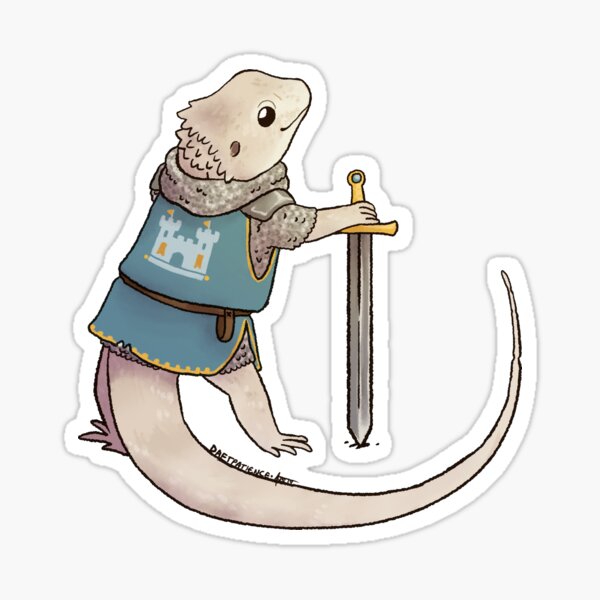 Beardie: Sir Gareth Sticker