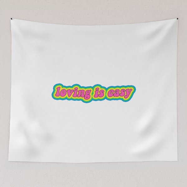 Item preview, loving is easy designed and sold by stickers by isabel .