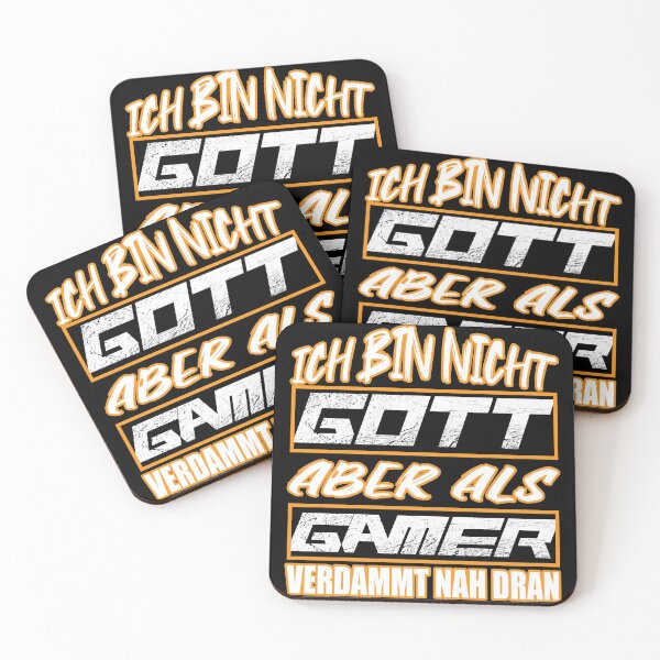 Item preview, Gamer saying, I'm not god designed and sold by shurikaner.