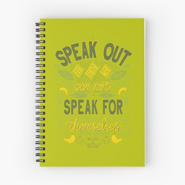 Item preview, Speak Out Quote - Jane Goodall designed and sold by Red Barn  Co-Op.