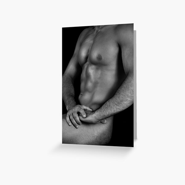 male nude Greeting Card