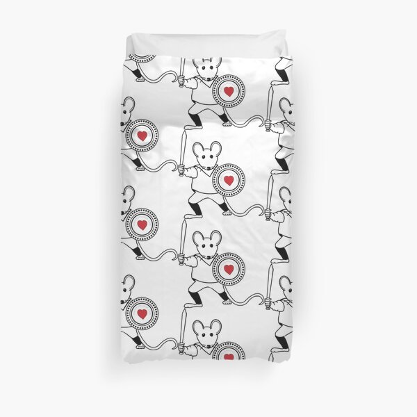 MantraMouse® Warrior Duvet Cover