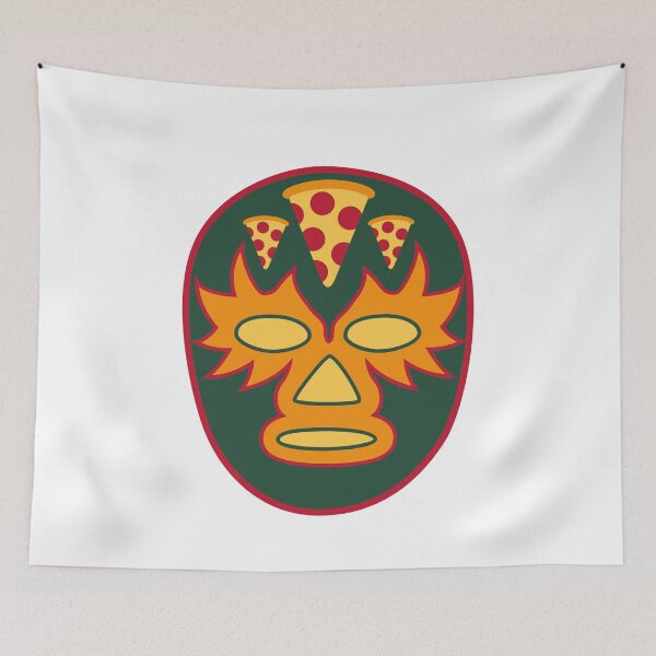 Item preview, Pizza Luchador Mask designed and sold by fearcity.