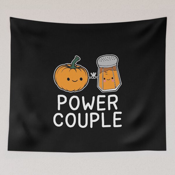 Item preview, Pumpkin Spice Fall Power Couple designed and sold by designeclipse.