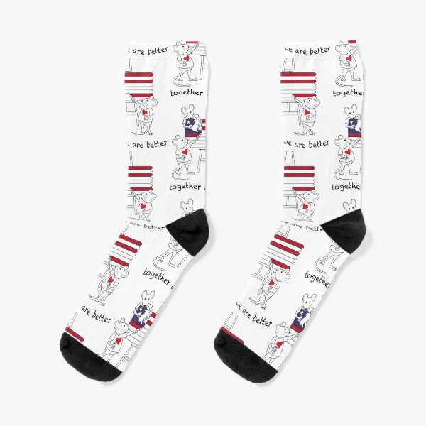 Item preview, MantraMouse® American Flag Together Cartoon designed and sold by Donna Martini.