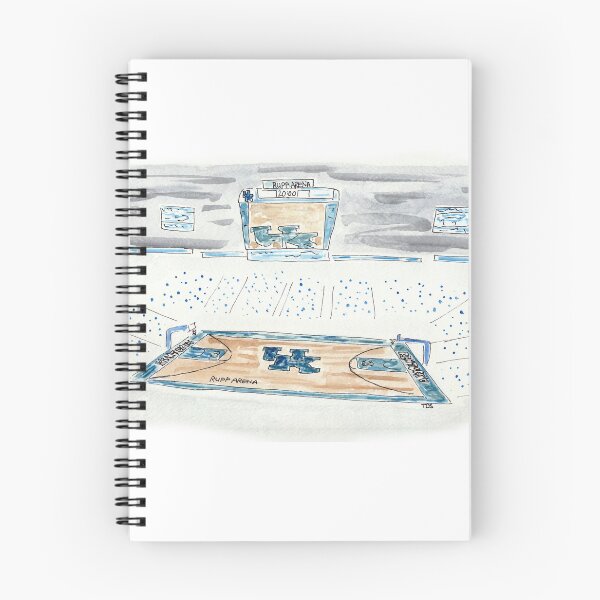 Item preview, Kentucky, Rupp, UK, basketball, watercolor designed and sold by CleverlyInspired.